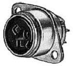 SL103F, XLR Connectors FLANGE MNT 3C FEM