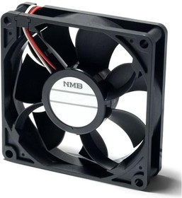 08020SA-12M-AL-00, DC Fans DC Tubeaxial Fan, 80x80x20mm, 12VDC, 39.9CFM, Rib, 3 Wire, Lock Rotor Sensor