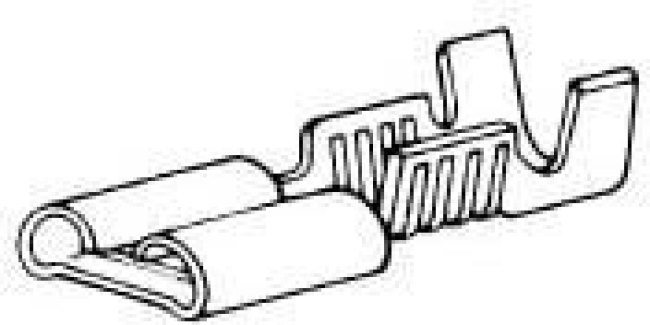 880683-2, Terminals .250 SERIES FASTON