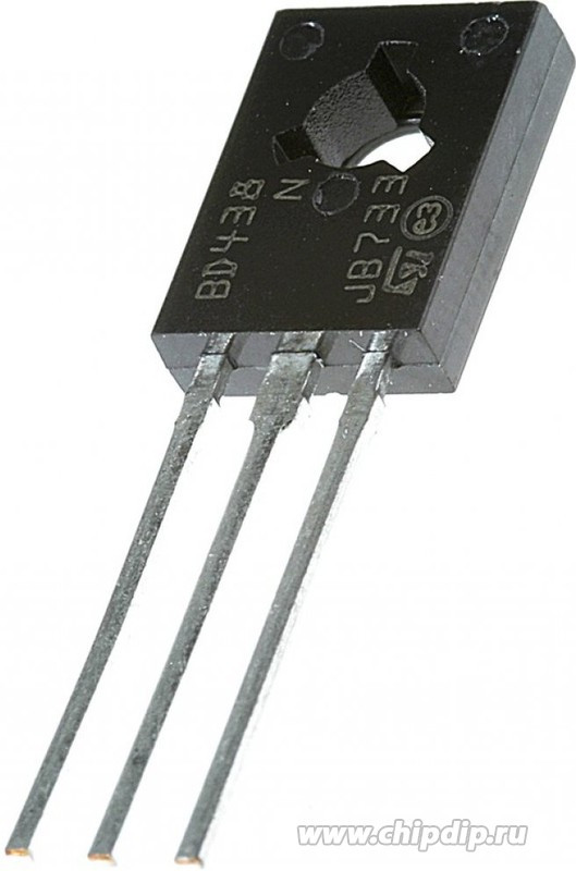 BD438, Транзистор PNP 45В 4А 36Вт [SOT-32]