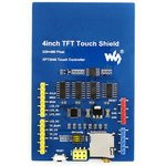 4inch TFT Touch Shield, TFT дисплей 480×320px с резистивной сенсорной панелью совместимый с Arduino 4inch TFT Touch Shield, TFT дисплей 480×320px с резистивной сенсорной панелью совместимый с Arduino