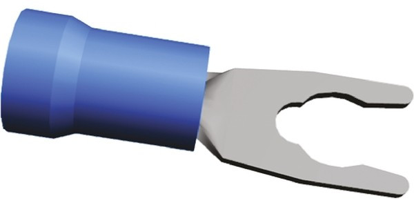 53244-2, TERMINAL, SPADE TONGUE, #8, 14AWG, BLUE 53244-2, TERMINAL, SPADE TONGUE, #8, 14AWG, BLUE