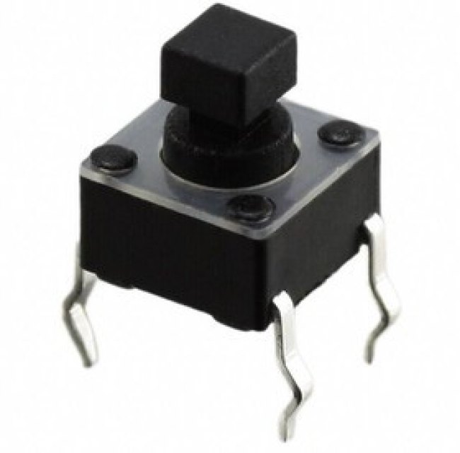 MJTP1234A, Tactile Switches SW TACT SPST 50MA 12VDC 6MM