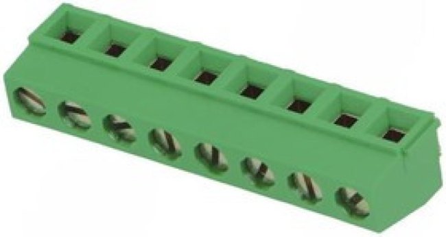 282836-8, Fixed Terminal Blocks 5.0MM PCB MOUNT 8P