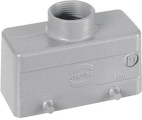 19300101421, Heavy Duty Power Connectors METAL HOOD HAN 10B 2 LVR LCKING