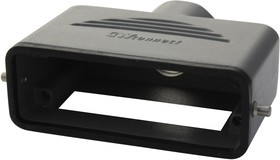 93601-2171, Разъем для тяжелых условий, PG16, Hood, Top Entry, Корпус из Алюминия, 1 Рычаг, 16A