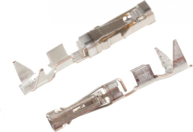 FCI-76357-301, Контакт, "мама", позолота, 30AWG-22AWG, DUBOX, обжим, россыпью