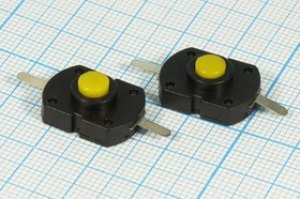 Переключатель кнопочный, 14x 8, 220В, 1,5А, ON-OFF, контакты 2C, PBS08-01