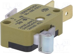 XGK2-88-S20Z1, Micro Switch XG, 10A, 1CO, 1.5N, Roller Lever