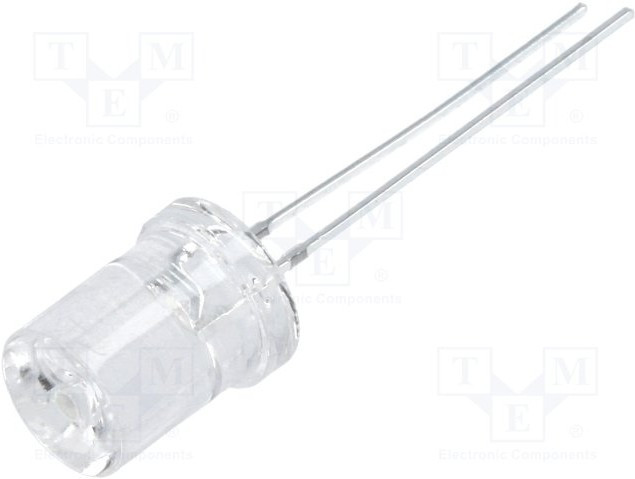 OSW5DK83C1A, LED; 8mm; white cold; 220?330mcd; 120°; Front: recessed; 2.9?3.6V