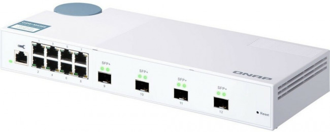 Коммутатор QNAP QSW-M408S 10 Gbps managed switch with 4 SFP + ports, 8 1 Gbps RJ-45 ports, bandwidth up to 96 Gbps, JumboFrame support. Коммутатор QNAP QSW-M408S 10 Gbps managed switch with 4 SFP + ports, 8 1 Gbps RJ-45 ports, bandwidth up to 96 Gbps, JumboFrame support.