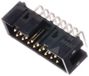 XG4C-1634, Rectangular MIL Spec Connectors MIL BoxType Plug 16P RightAngle 1Polariz