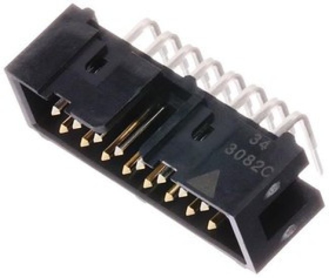 XG4C-1634, Rectangular MIL Spec Connectors MIL BoxType Plug 16P RightAngle 1Polariz