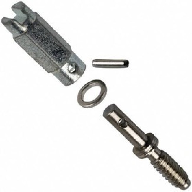 201388-1, Connector Accessories Hardware Straight Zinc Alloy Clear Chromate Bag