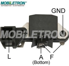 VRH200916, Реле-регулятор генератора MITSUBISHI 14.7V A866T13370\IM210\ YR-559\131521 \PEUGEOT: 405 1.6, 1.8D, 1