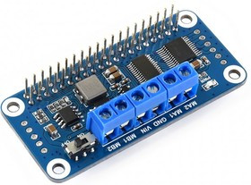 Motor Driver HAT, Плата расширения (HAT) для Raspberry Pi, драйвер 2-мя DC двигателями