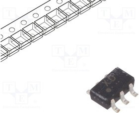 RN1604, Транзистор: NPN x2, биполярный, BRT, 50В, 0,1А, 0,3Вт, SM6, R2: 47кОм