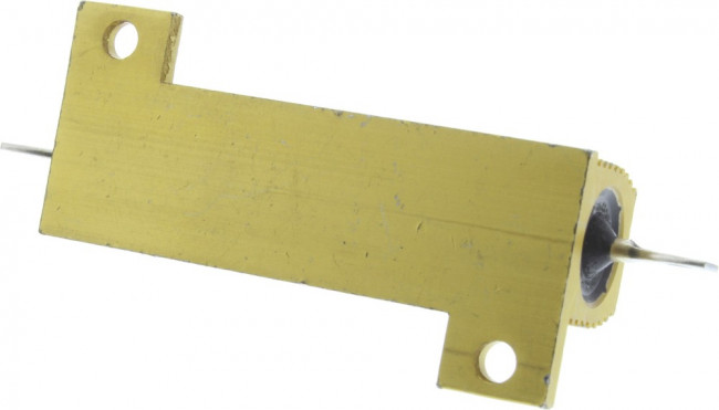 HS50 2R2 J, Резистор: проволочный, с радиатором, винтами, 2,2Ом, 50Вт, ±5%