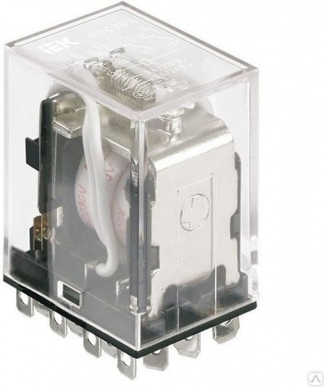 Реле РЭК 78-4 3А 220В AC IEK RRP20-4-03-220A Реле РЭК 78-4 3А 220В AC IEK RRP20-4-03-220A