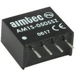 AM1S-1212SZ, DC/DC преобразователь, 1Вт, вход 10.8-13.2В, выход 12В/84мА