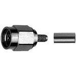 J01150A0049, Вилка, SMA, "папа", прямой, 50Ом, RG58C/U, пайка, обжим, на провод