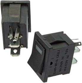 KCD1-101-C3 -R/2P on-off, Клавишный переключатель KCD1-101-C3 -R/2P, ON-OFF