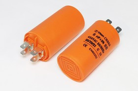 Конденсатор пусковой, емкость 6,0 мкФ, 450~В, размер 35x60, номинальное отклонение: 5, рабочая темпе