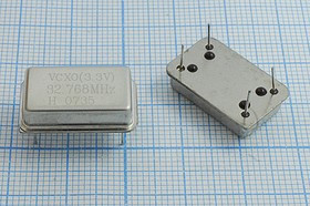 Управляемый напряжением (VCXO) кварцевый генератор 32.768МГц с перестройкой ПЧ:+/-100ppm, гк 32768 \ Управляемый напряжением (VCXO) кварцевый генератор 32.768МГц с перестройкой ПЧ:+/-100ppm, гк 32768 \