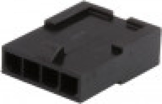 43640-0409, Корпус разъема, Micro-Fit 3.0 43640, Штекер, 4 вывод(-ов), 3 мм
