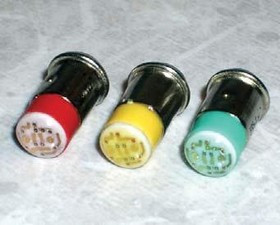 585-1325F, LED Replacement Lamps - Based LEDs MIDGET FLGBASED LED D GRN 28V