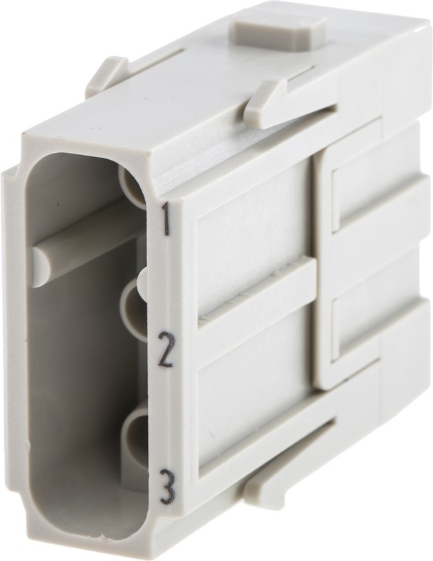 09140033002, Heavy Duty Power Connectors HAN C 3P MALE ORDER CONTACTS SEP