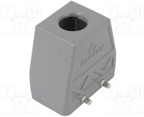 D10B-TEH-4G-PG21, Корпус: для разъемов HDC, размер D10B, на провод, прямой, PG21