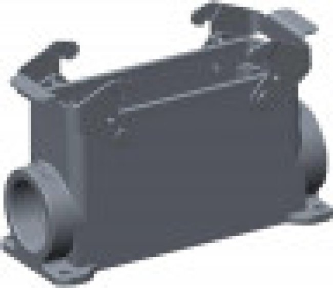 T1470242232-000, Heavy Duty Power Connectors Hood High Body Shell Lock M32 PG2x16 Sid T1470242232-000, Heavy Duty Power Connectors Hood High Body Shell Lock M32 PG2x16 Sid