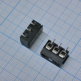 DG306-5.0-03P-13-00A(H), (чёрный), Винтовой клеммный блок с защитой провода, 3 контакта. Серия DG306-5.0 DG306-5.0-03P-13-00A(H), (чёрный), Винтовой клеммный блок с защитой провода, 3 контакта. Серия DG306-5.0