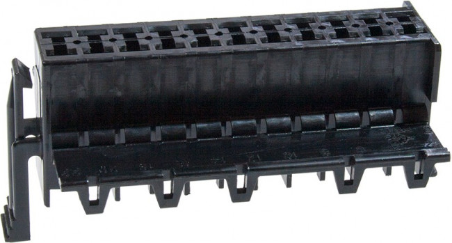 929504-7, Conn Housing RCP 22 POS 5mm Crimp ST Cable Mount Black Carton Automotive