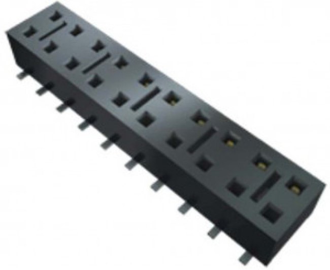 HLE-120-02-F-DV-BE, HLE Series Straight Surface Mount PCB Socket, 40-Contact, 2-Row, 2.54mm Pitch, Solder Termination