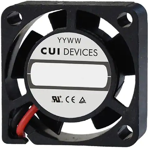 CFM-2510B-1130-275, DC Fans dc axial fan, 25 mm square, 10 mm, 10.8-13.2 Vdc, 1.32 W, 13000 RPM, 2.51 CFM, AR