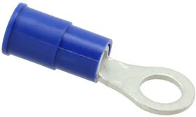 190540113, 19054 Insulated Crimp Ring Terminal, 10 (M5) Stud Size, Blue