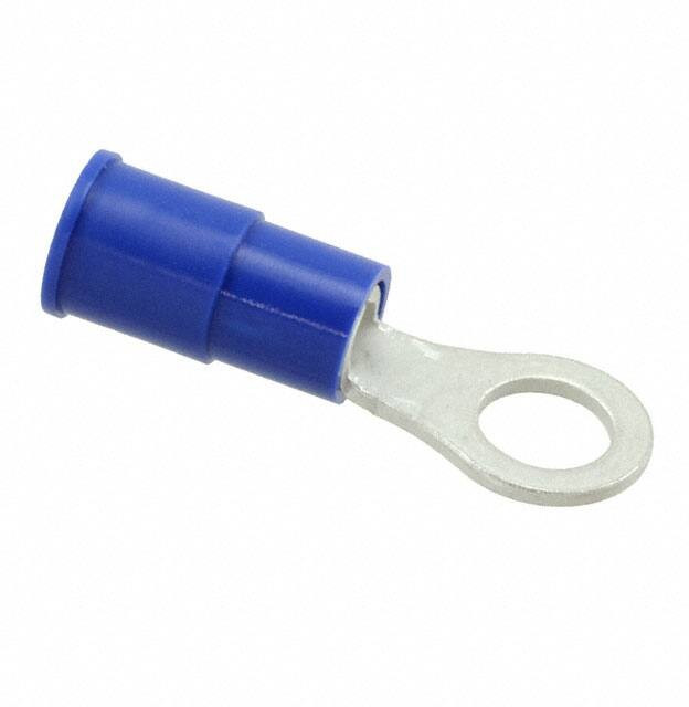 190540113, 19054 Insulated Crimp Ring Terminal, 10 (M5) Stud Size, Blue