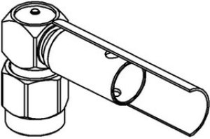 R125175000, RF Connectors / Coaxial Connectors SMA / RIGHT ANGLE PLUG CRIMP OR SOLDER TYPE CABLE 5/50 S