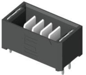 UMPT-05-01-S-RA-WT-TR, Power to the Board 2.00 mm mPOWER Ultra Micro Power Terminal, Vertical