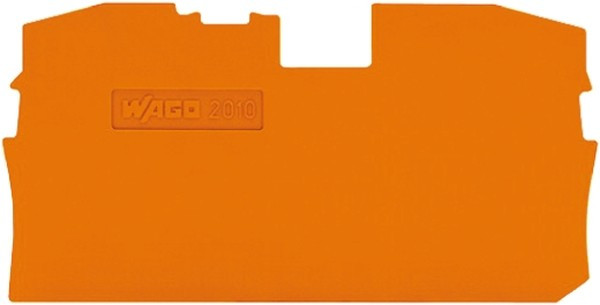 2010-1292, Торцевая пластина, 1 мм, оранжевая