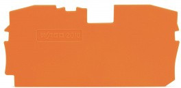 2010-1292, Торцевая пластина, 1 мм, оранжевая