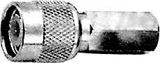 HYR-0211A (GT-211A) (TNC-7410A), Разъем TNC, штекер, RG-58, вкручивающийся (Twist-on)