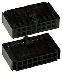 102387-3, корпус разъема 16 MODIV HSG COMP DR .100 POL