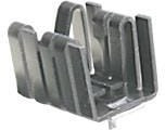 576802B03100G, Heat Sinks Plug-In Heat Sink, TO220, 4 Clip, Single Tab for Horizontal, 27.3 Degree C/W