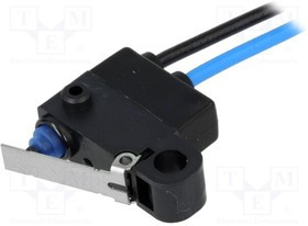 D2HW-C213M, Микропереключатель SNAP ACTION, с рычагом, SPST-NO, 0,1A/125ВAC