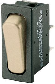 01831.3311-03, Клавишный переключатель, Вкл.-Выкл., SPST, Без Подсветки, Панель, Белый, 1830