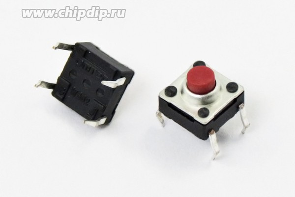 Тактовая кнопка, 6.2x 6.2x 5.0, алгоритм работы NO, WS6250