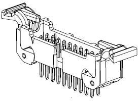 45210-620230, Headers & Wire Housings 10P, .050" Pitch HDR Vert TH,30Au,Ltch 45210-620230, Headers & Wire Housings 10P, .050" Pitch HDR Vert TH,30Au,Ltch